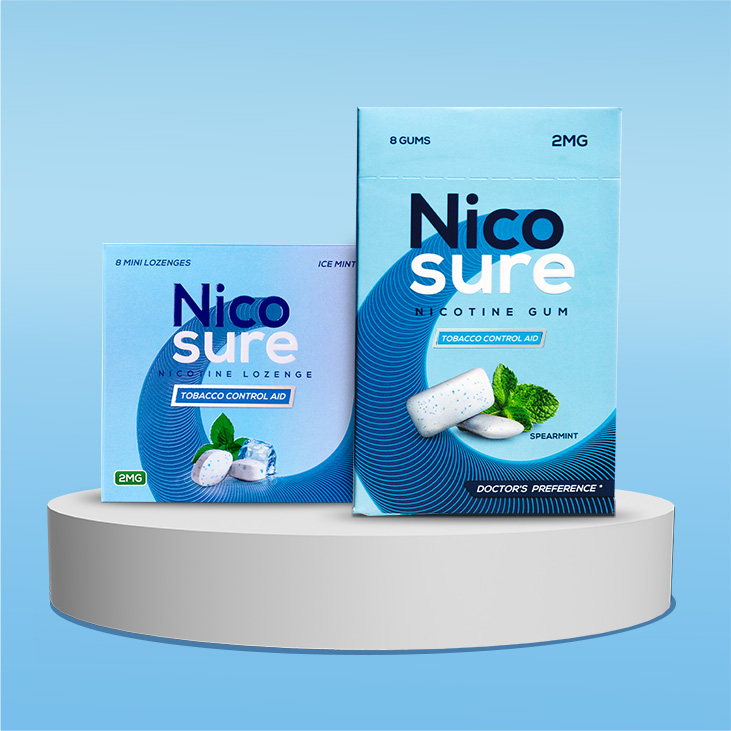 Nicosure starter Pack with gums & lozenges - Nicosure