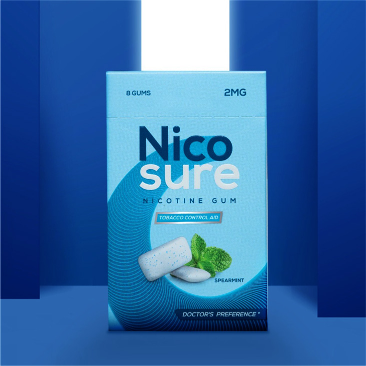 Nicotine chewing gums for tobacco urge control - Nicosure