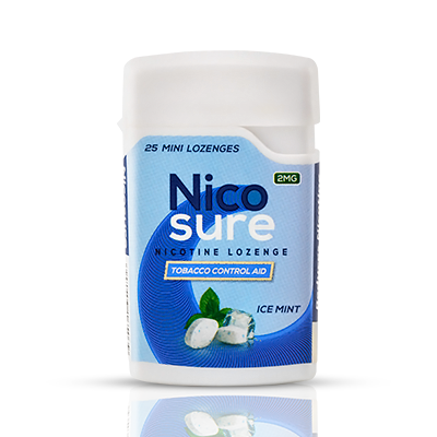 Nicosure Nicotine Ice Mint Lozenges Container