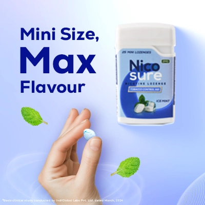 Nicosure Nicotine Ice Mint Lozenges with Max Flavour