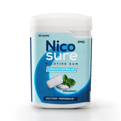 Nicosure Nicotine Gums Spearmint (2mg) Container Pack