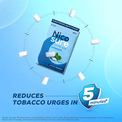 Nicosure Nicotine Gums Spearmint