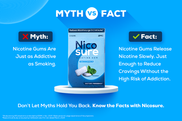 busting myth about nicotine gum