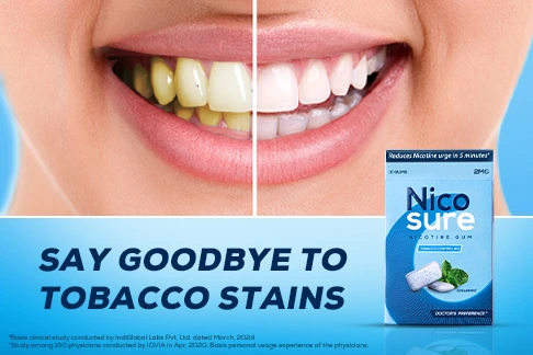 tobacco stains on teeth