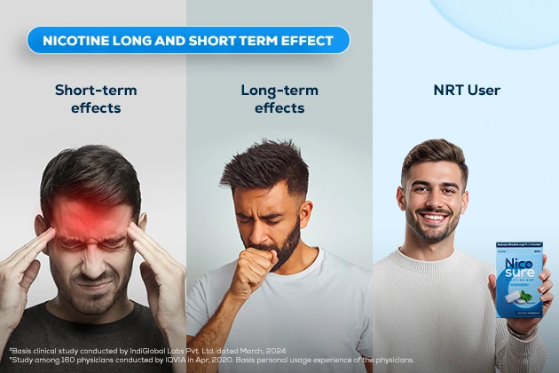 Nicotine Long and short term effect