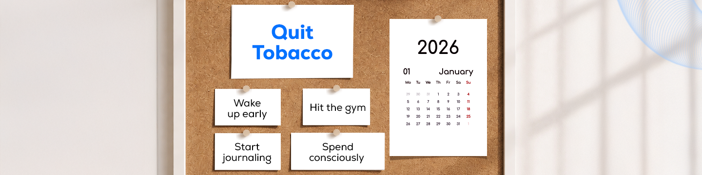 Quit Tobacco New Year Resolution