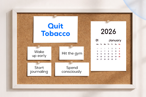 Quit Tobacco New Year Resolution
