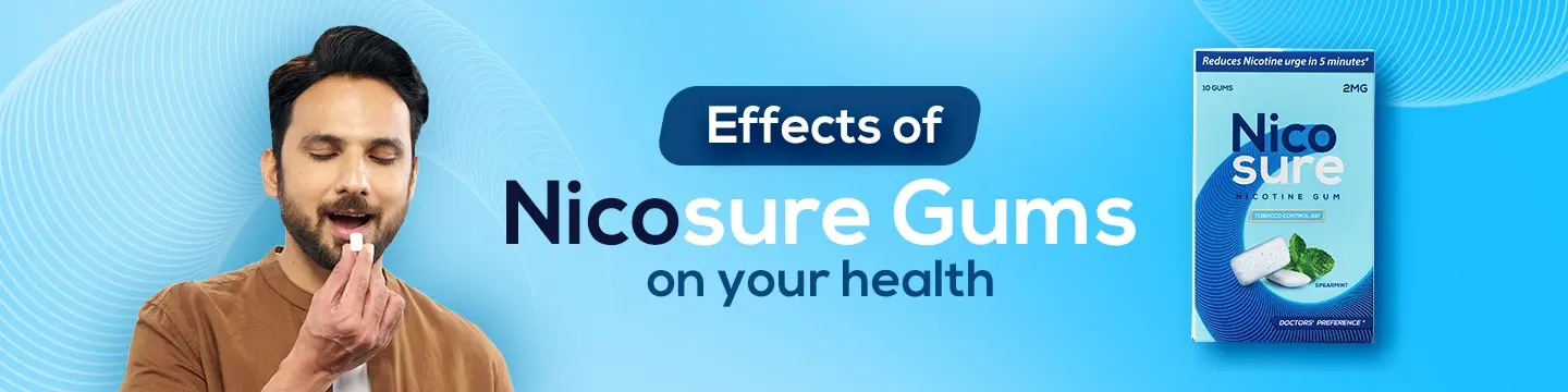 Effects of nicotine gum