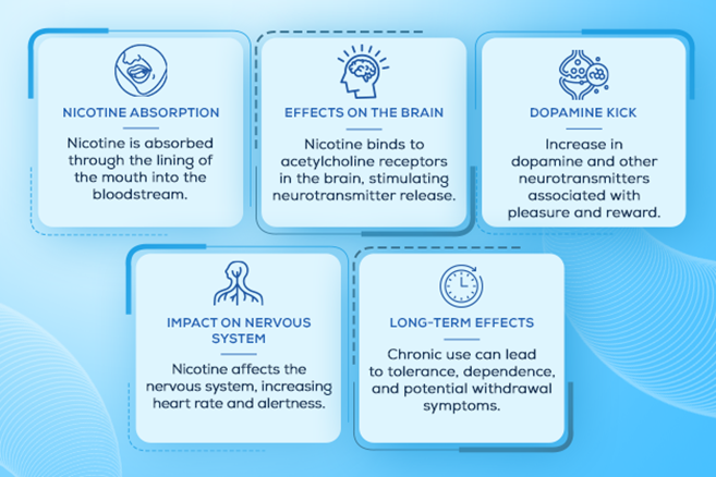 nicotine gum effects on body