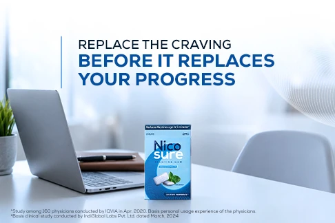 Nicosure gum to replace tobacco cravings