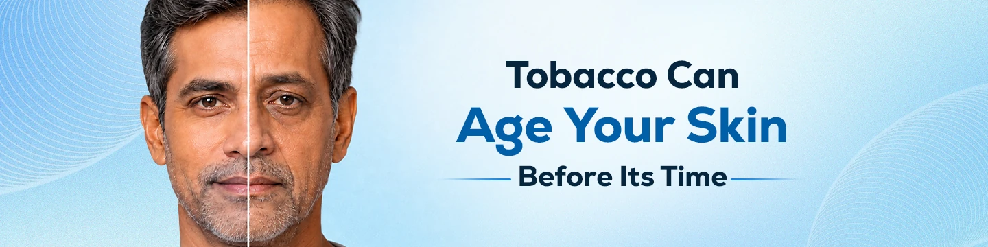 Tobacco causing premature aging