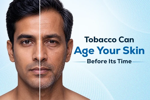 Tobacco causing premature aging