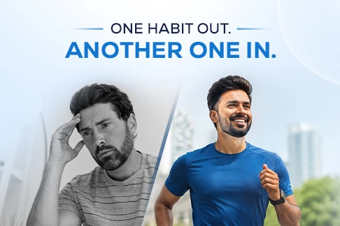 Healthy habits replacing tobacco use